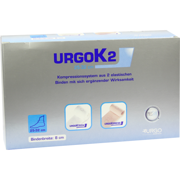 URGOK2 Kompr.Syst.8cm Knöchelumf.25-32cm