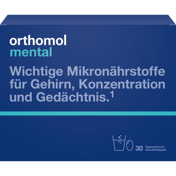 ORTHOMOL mental Granulat/Kapseln 30 Tage Kombip.