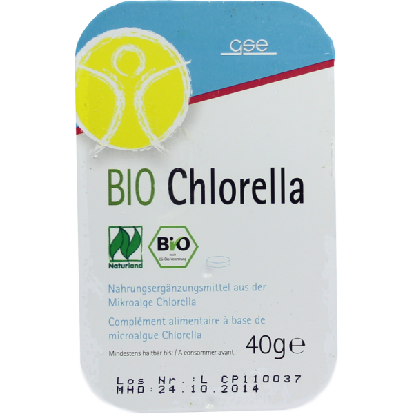 GSE Chlorella 500 mg Bio Naturland Tabletten