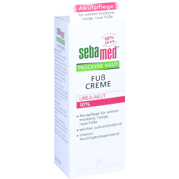 SEBAMED Trockene Haut 10% Urea akut Fußcreme