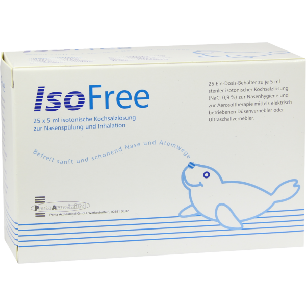 ISOFREE Isot.Kochsalzlsg.z.Nasenspül.+Inh.EDP