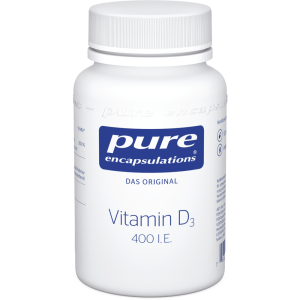 PURE ENCAPSULATIONS Vitamin D3 400 I.E. Kapseln