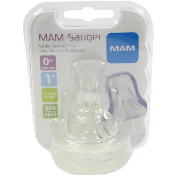 MAM Sauger Gr.1 0+ Monate Silikon