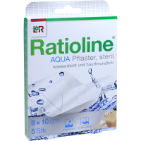 RATIOLINE aqua Duschpflaster Plus 8x10 cm steril