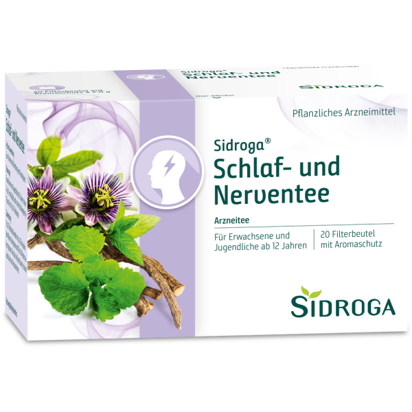 SIDROGA Schlaf- und Nerventee Filterbeutel