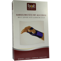 BORT Handgelenkstütze m.Aluschiene re.XS schwarz
