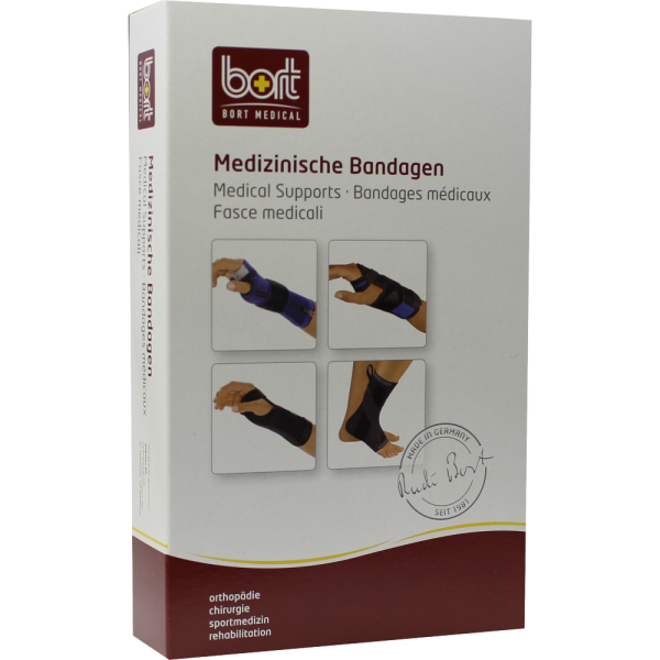 BORT Handgelenkstütze m.Aluschiene li.S schwarz