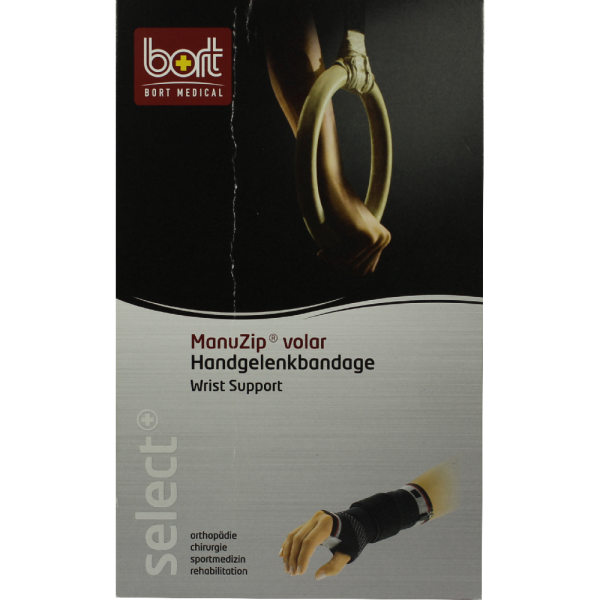 BORT ManuZip volar rechts L schwarz