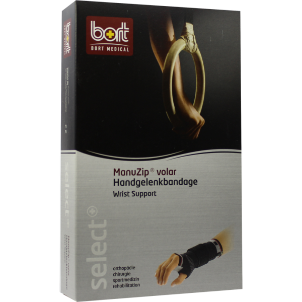 BORT ManuZip volar links L schwarz