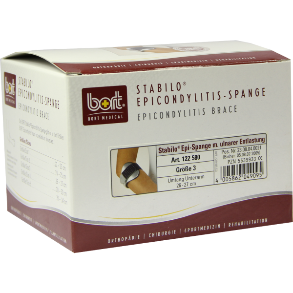 BORT Stabilo Epicondylitis Spange Gr.3 grau