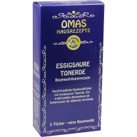 ESSIGSAURE TONERDE Baumwollkompressen