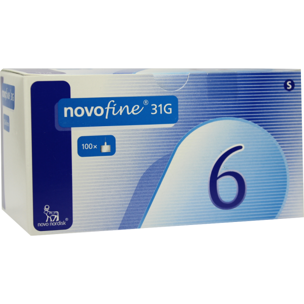 NOVOFINE Nadeln 0,25x6 mm