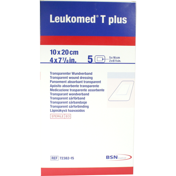 LEUKOMED transp.plus sterile Pflaster 10x20 cm