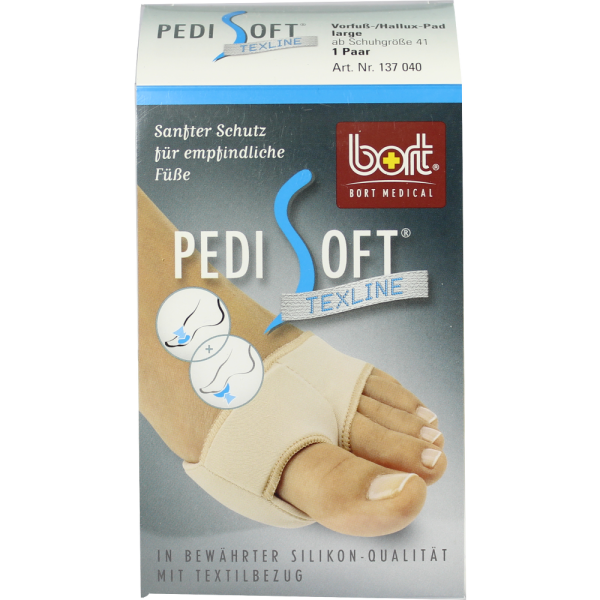 BORT PediSoft TexLine Vorfuß-u.Hallux Pad large
