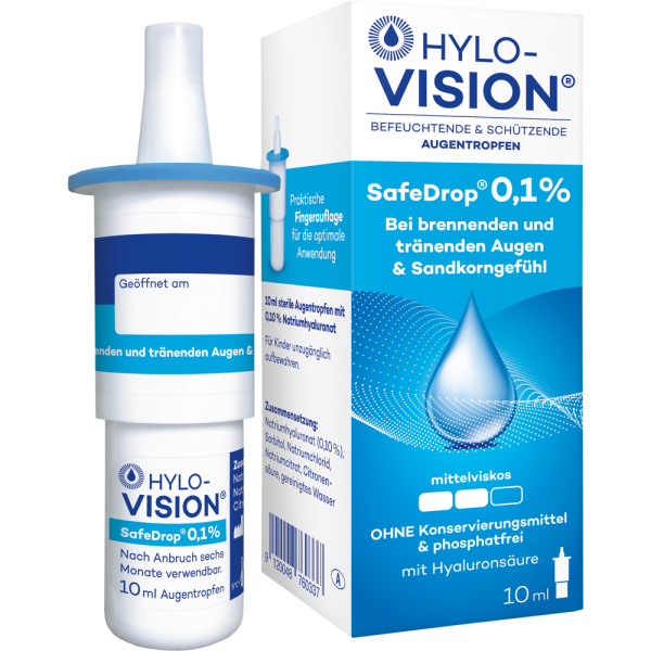 HYLO-VISION SafeDrop 0,1% Augentropfen