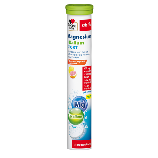 DOPPELHERZ Magnesium+Kalium Sport Brausetabletten