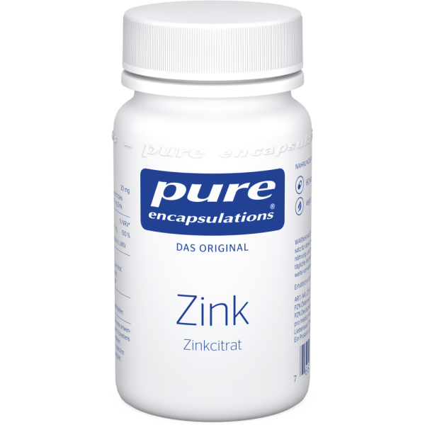 PURE ENCAPSULATIONS Zink Zinkcitrat Kapseln