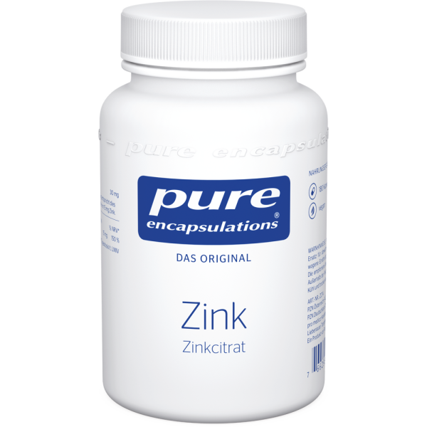 PURE ENCAPSULATIONS Zink Zinkcitrat Kapseln