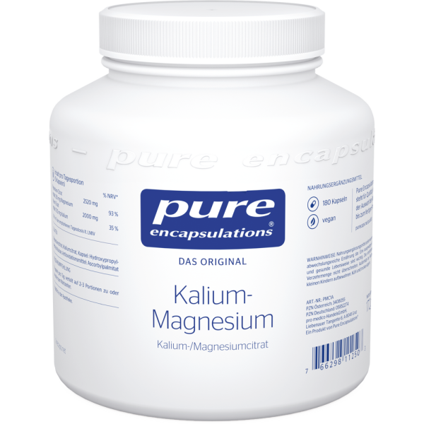 PURE ENCAPSULATIONS Kalium Magn.Citrat Kapseln