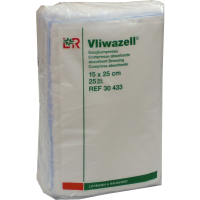 VLIWAZELL Saugkompressen unsteril 15x25 cm