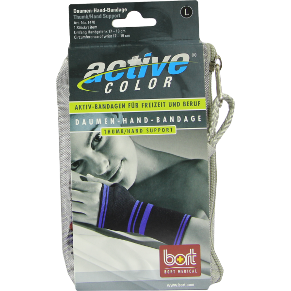 BORT ActiveColor Daumen Hand Band.L schwarz