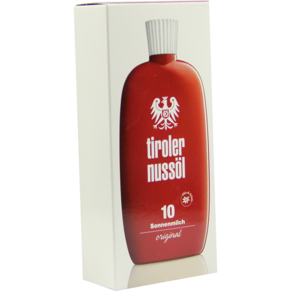 TIROLER NUSSÖL orig.Sonnenmilch wasserf.LSF 10