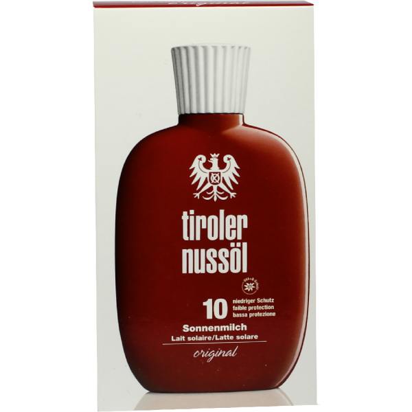 TIROLER NUSSÖL orig.Sonnenmilch wasserf.LSF 10
