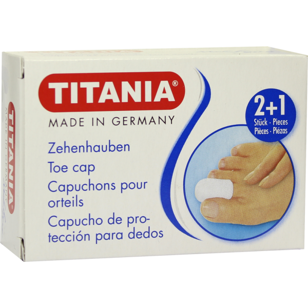 ZEHENHAUBEN 2 klein und 1 groß TITANIA