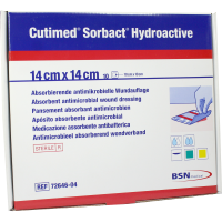 CUTIMED Sorbact Hydroactive Kompressen 14x14 cm