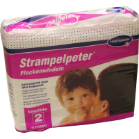 STRAMPELPETER Flockenwindeln Saugstärke 2