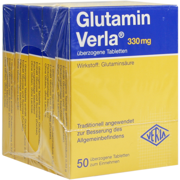GLUTAMIN VERLA überzogene Tabletten