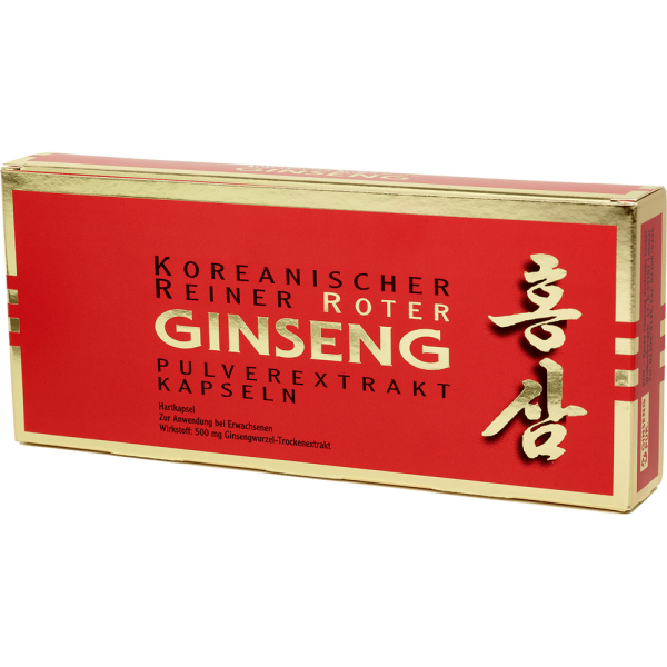 KOREANISCHER Reiner Roter Ginseng Pulverextr.Kaps.