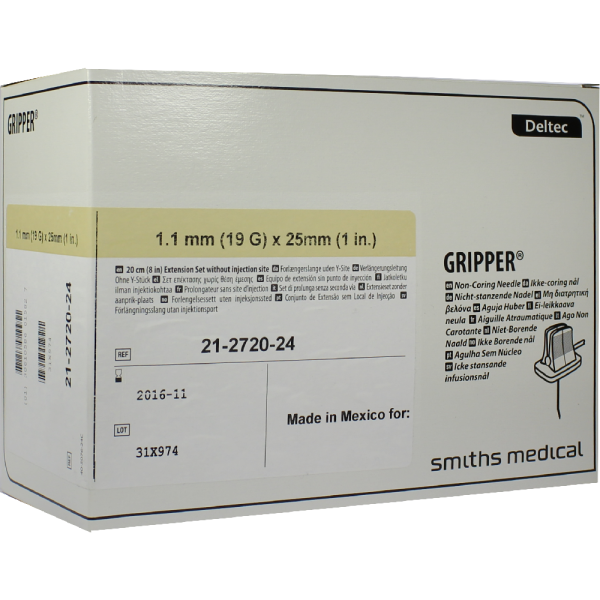 GRIPPER Punktionsnadeln TOTM 19 Gx25,4 mm