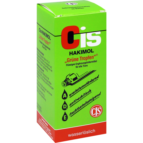 HAKIMOL grüne wasserlösl.Tropfen vet.
