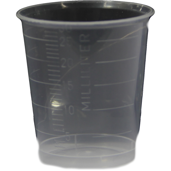 EINNEHMEGLAS graduiert Kunststoff lose