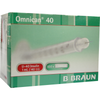 OMNICAN Insulinspr.1 ml U40 m.Kan.0,30x12 mm einz.