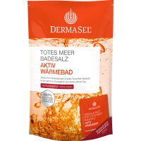 DERMASEL Totes Meer Badesalz+Aktiv Wärme SPA