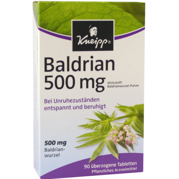 KNEIPP Baldrian 500 überzogene Tabletten
