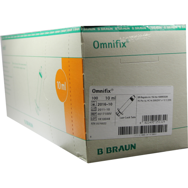 OMNIFIX Solo Spr.10 ml Luer Lock latexfrei