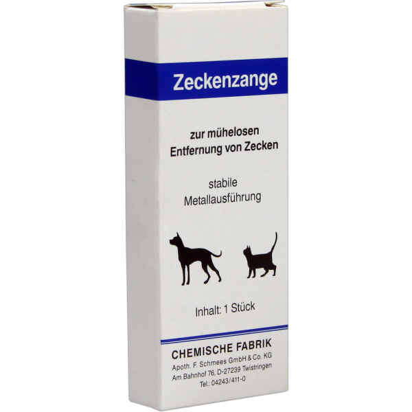 ZECKENZANGE aus Metall