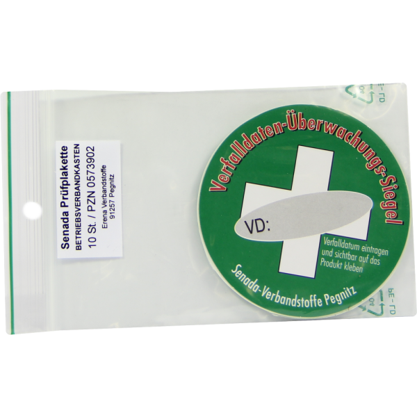 SENADA Plakette Betriebsverbandkasten