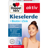 DOPPELHERZ Kieselerde+Biotin+Zink Tabletten