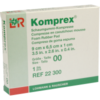 KOMPREX Schaumgummi Kompr.Gr.00 oval
