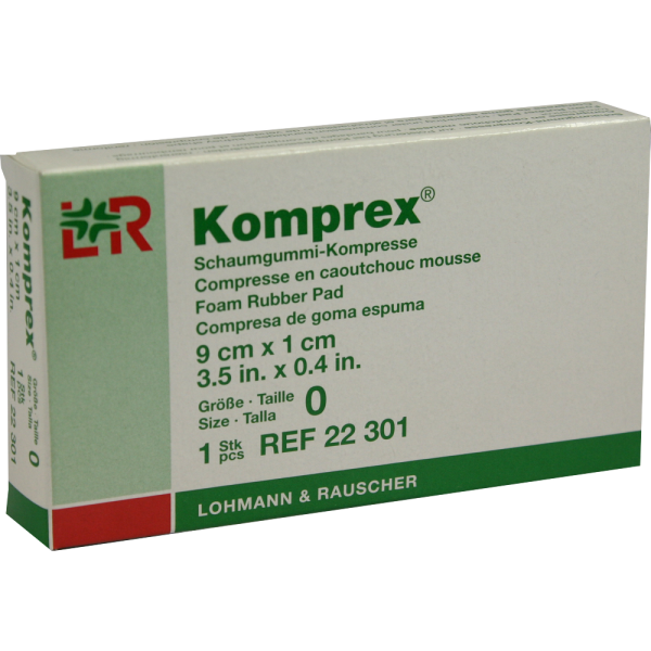 KOMPREX Schaumgummi Kompr.Gr.0 nierenf.