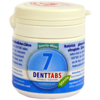DENTTABS Zahnputztabletten stevia-mint m.Fluorid