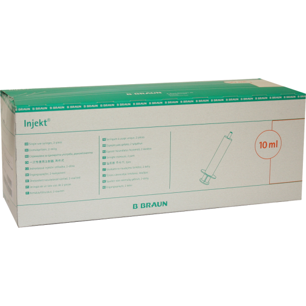 INJEKT Solo Spritze 10 ml LL zentrisch PVC-frei