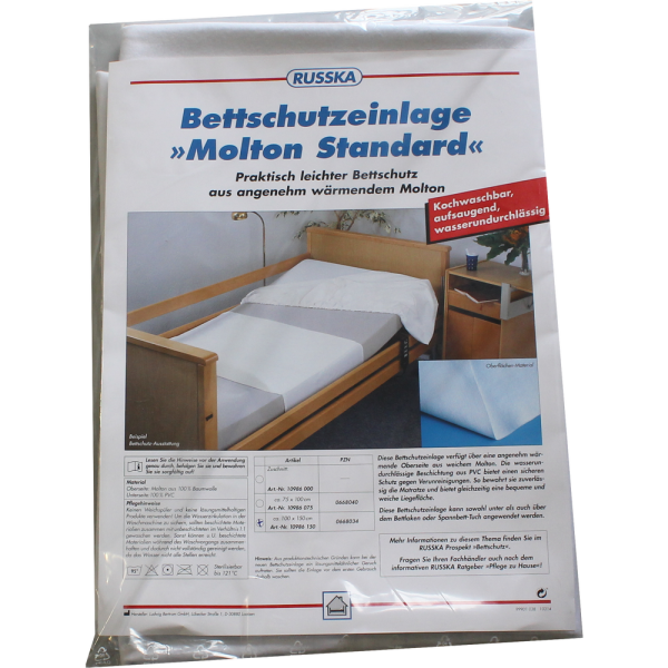 BETTSCHUTZEINLAGE Molton 100x150 cm