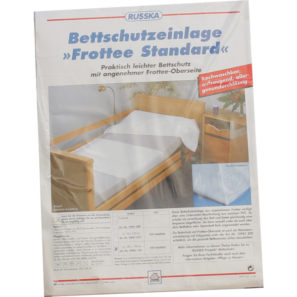 BETTSCHUTZEINLAGE Frottee Standard 100x150 cm
