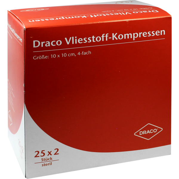 VLIESSTOFF-KOMPRESSEN steril 10x10 cm 4fach