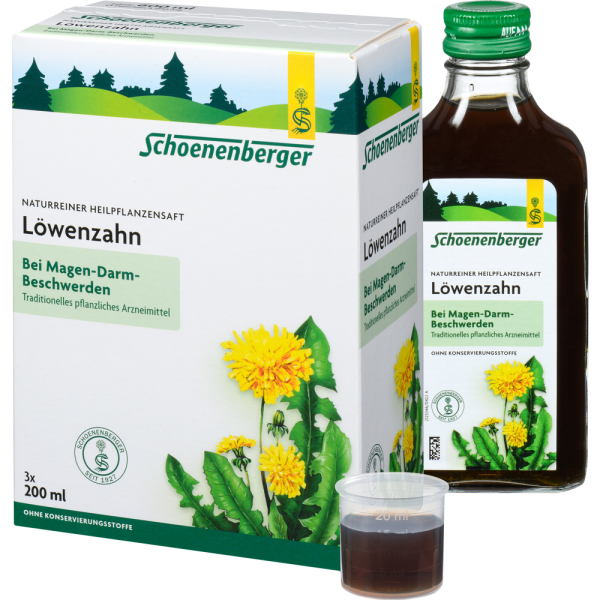 LÖWENZAHN SAFT Schoenenberger Heilpflanz.Säfte